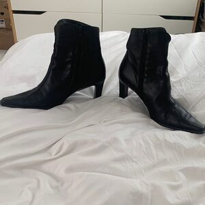 Paul Green Black Heeled Boots